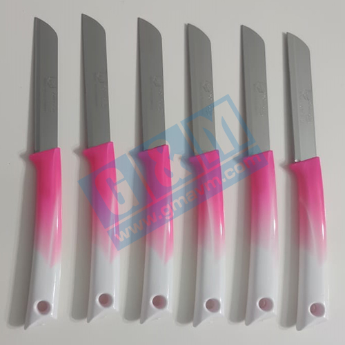 Solingen Meyve Bıçağı Pembe Beyaz 6 Adet