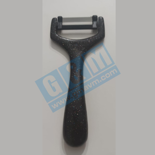 Solingen Düz Soyacak Simli Siyah